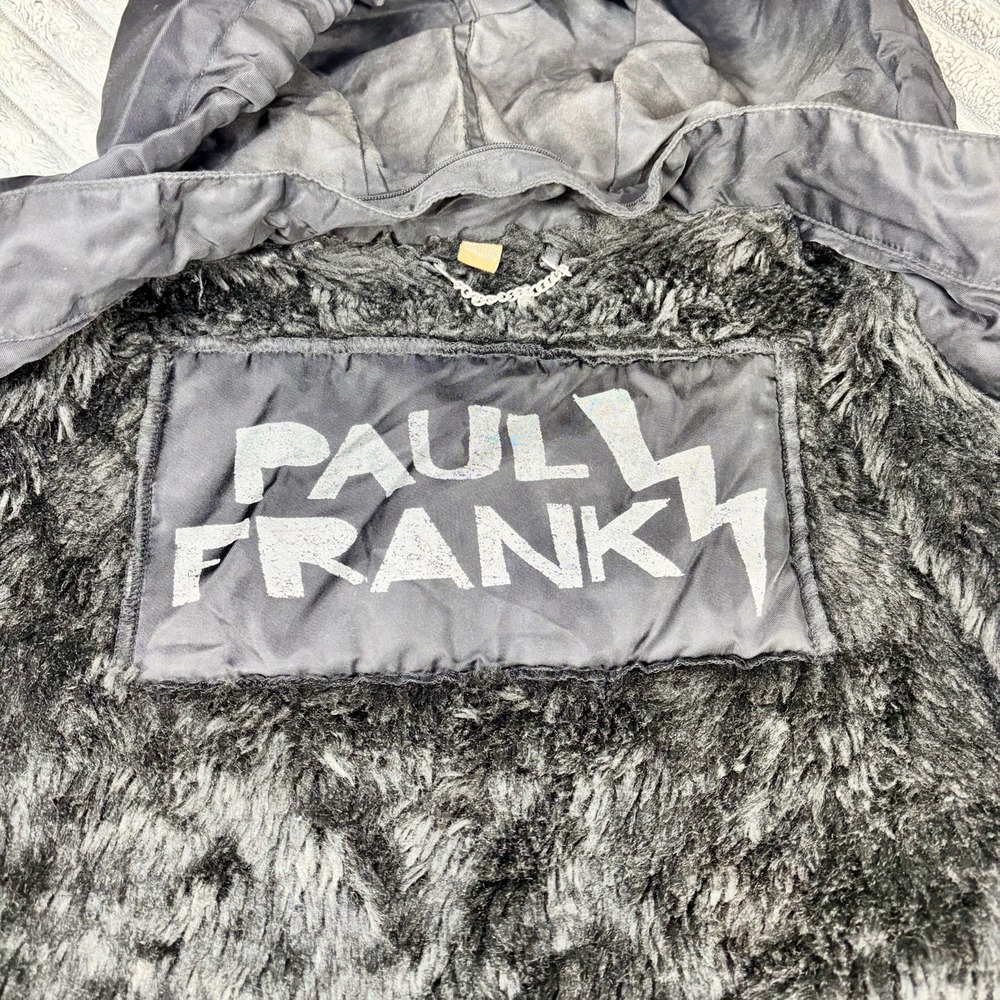 Paul Frank men's XL faux‎ Fur inside lining Full zip jacket - Picture 5 of 16